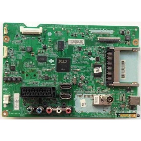 EBT62298005, EAX64910001 (1.0), LD21C-LC21B, Main Board, LG 32LS3400, 32LS3450