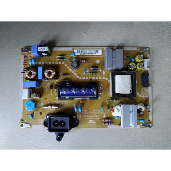 EAY64310501, EAX66851301 (1.5), LGP43DSI-16CH1, REV1.0, EAX66851301(1.5) LG 43LH590V-ZA, Power Board, Besleme, LC430DUE-FJA1