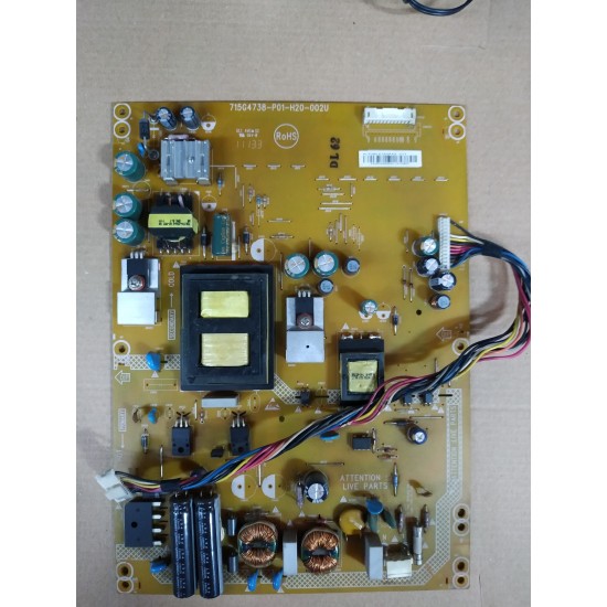 715G4738-P01-H20-002U, PLTVBL512GPA3, PHILIPS 32PFL5606H/12, POWER BOARD