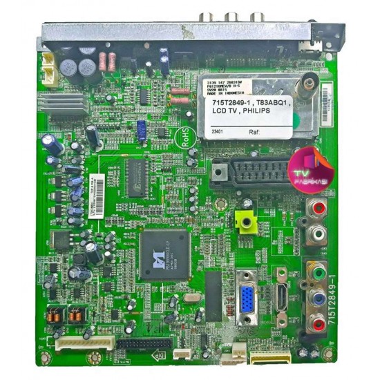 715T2849-1 , T83ABQ1 , LCD TV , PHILIPS , ANAKART, 715T2849-1, T83CBQ1, Philips 22PFL3403/10, Main Board, Ana Kart, M22021-L03