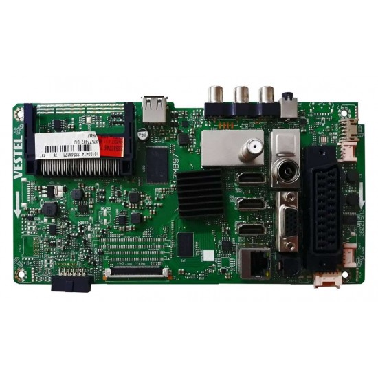 17MB97 , 260215R2 , 23344171 , 2334074677 , 43” DIJ PANEL , VES430UNEL-2D-U01 , VESTEL 43FB75550 , MAIN BOARD , VESTEL ANAKART