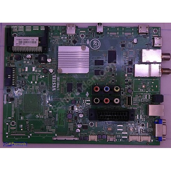 17MB120, 23432506, VES550QNUS-2W-U01, VESTEL 4K SMART 55UD9400 55" LED TV, MAIN BOARD