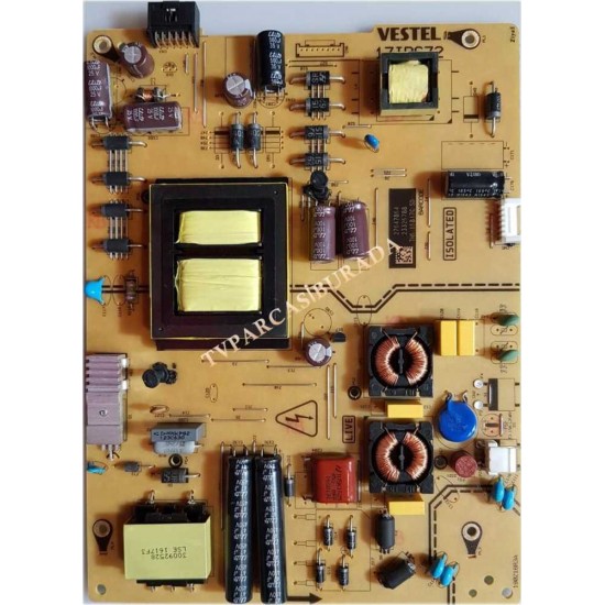 17IPS72, 23326788, 190216R3A, VESTEL 55UA8990, Power Board, Besleme, VES550QNES-2D-U01