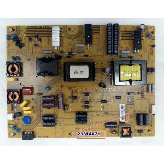 17IPS20, 23314071, 071114 R9, VESTEL 55FA8500, Power Board, Besleme, VES550UNES-3D-S01